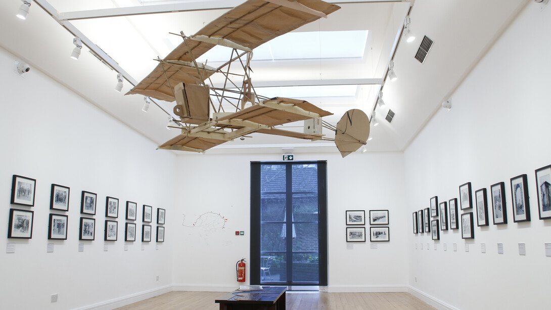 Keith Roberts, Flying Machine, 2016, Bamboo, wood, paper and string (detail)