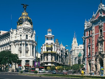 Madrid. Comienzo de la Gran Vía