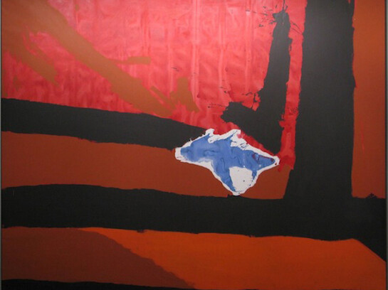 Robert Motherwell, Untitled (New England Elegy No.5), 1967, oil on canvas, 296.6 x 355.6 cm (116 3/4 x 140 in)