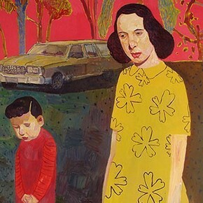 Meirion Ginsberg, Sylc, oil on canvas, 2013,   100 x 100 cm