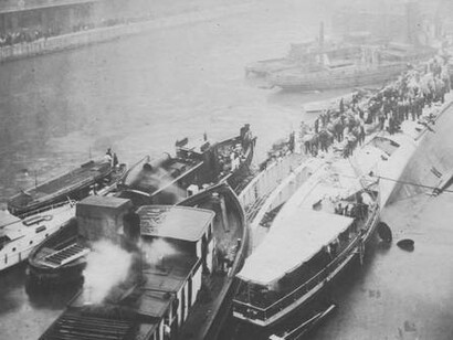 The Eastland disaster in Chicago, USA