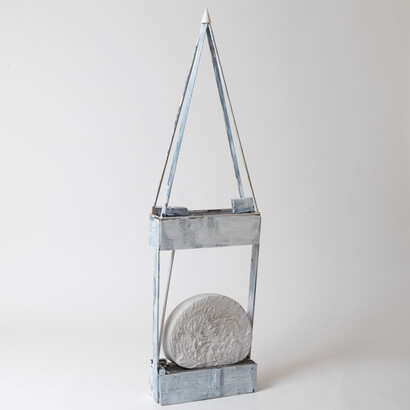 Kostis Velonis

Pierrot Lunaire, 2020

plaster, wood,acrylic clay

155 x 43 x 14 cm.

Courtesy  Kalfayan Galleries, Athens-Thessaloniki