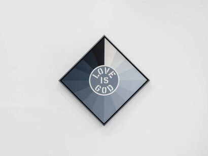 Robert Indiana, Alchemy, vue de l’exposition. Avec l’aimable autorisation de la galerie Almine Rech
