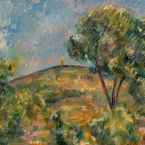Paul Cézanne, Landscape near Aix with the Tour de César, 1895. Courtesy of the Van Gogh Museum