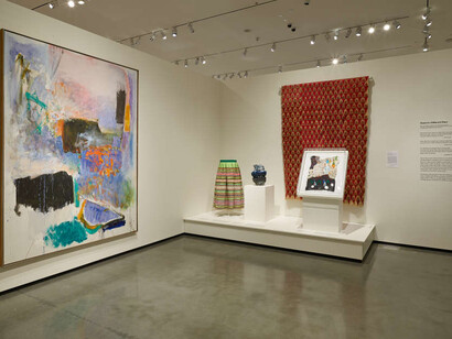 Art and design from 1900 to now, exhibition view. Courtesy of Risd Museum