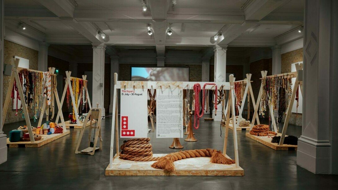 The ropery, exhibition view. Courtesy of Whitechapel Gallery