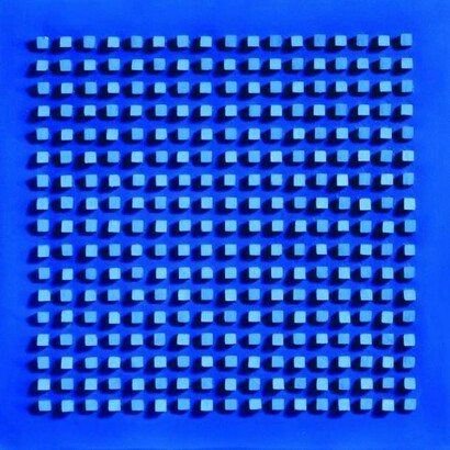 Luis Tomasello, Objet Plastique No. 979, 2011, acrylic on wood, 50 x 50 x 6 cm