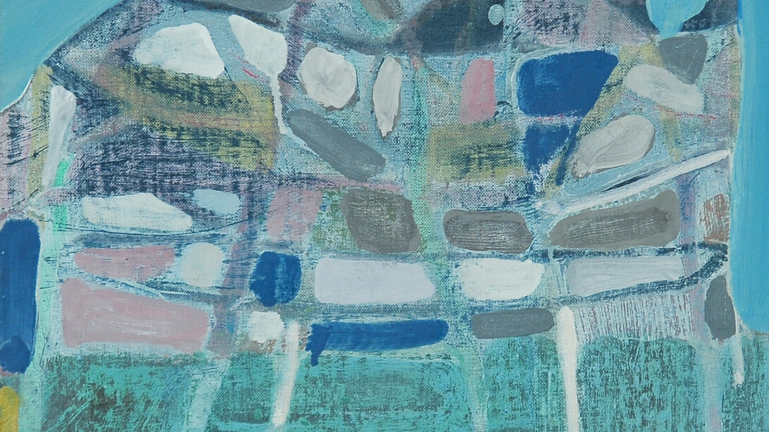 Nick Carrick, Climbing Frame, 2014, oil on linen, 30 x 35 cm 