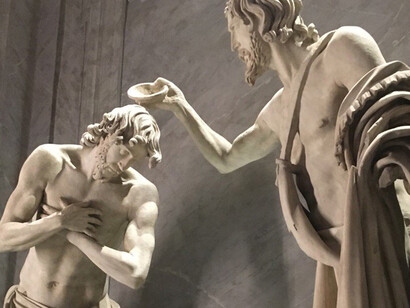 Francesco Mochi. 'Battesimo di Cristo'