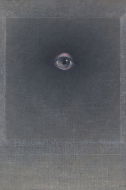 Rodolfo Abularach, Ojo en la ventana (Eye in the window), 1973. Courtesy of David Nolan Gallery