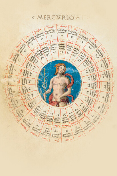 Página del «Libro del juego de las suertes» de Lorenzo Spirito Gualtieri 