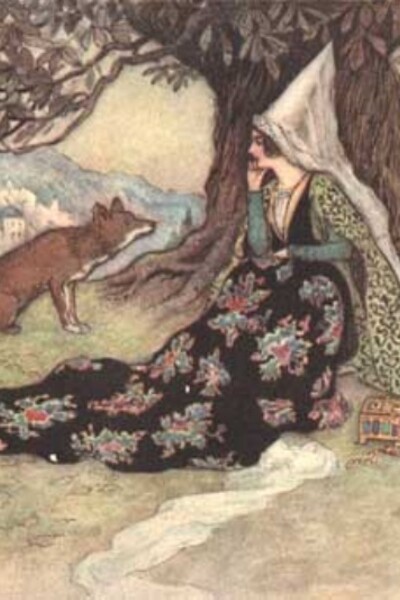 Illustrazione di Warwick Goble per "Petrosinella", tratta dal testo "Lo cunto de li cunti" 