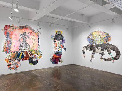 Diane Kendall, To tell old tales anew, exhibition view. Courtesy of A.I.R. Gallery