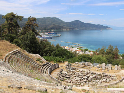 Antiguo teatro de Thassos