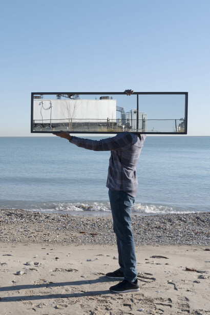 Dawit L. Petros, Untitled (epilogues, X), Northerly Island, Chicago, 2024. Courtesy of Museum of Contemporary Photography													