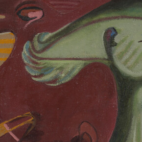 David Smith, Untitled (woman with red necklace), c. 1934. Courtesy of Rosenberg & Co.