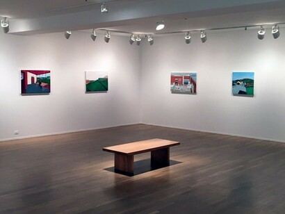 Sarah McEneaney, Exhibition view. Courtesy of Tibor de Nagy Gallery