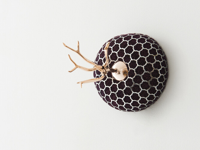 Keita Miyazaki, An Eye For An Eye, 2014, Bronze, air filter, 19 x 19 x 21 cm, 