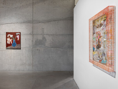 Ruben Montini, Come fuoco in una pozzanghera come fuoco spento, vista della mostra. Per gentile concessione di Prometeo Gallery