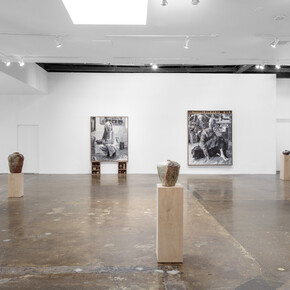Kohshin Finley, Still life, exhibition view. Courtesy of Jeffrey Deitch Gallery