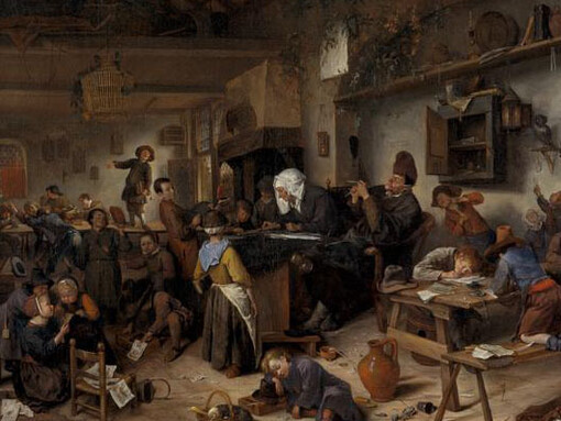 Jan Steen, A School for Boys and Girls