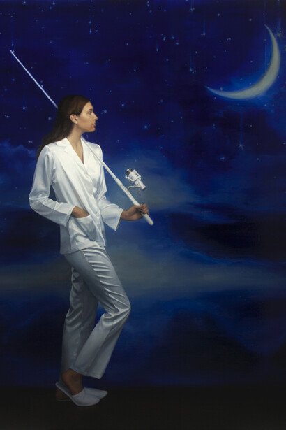 SJ Fuerst, Dream Work, 2018, Oil on canvas, 117x137cm. Courtesy the artist