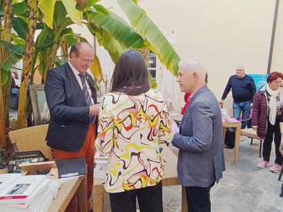 Participantes del encuentro Festival Letterario Sintonia 