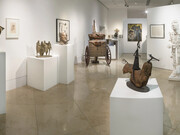 Lynn Chadwick, Reconfiguring the figure, exhibition view. Courtesy of Pangolin London