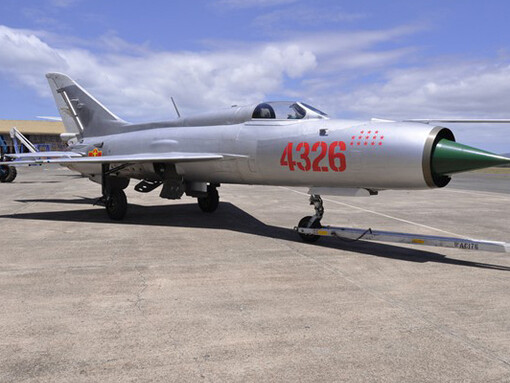 Mikoyan-Gurevich MiG-21. Courtesy of Pearl Harbor Aviation Museum