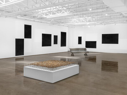 Nadia Kaabi-Linke, We didn’t know we’re ready, exhibition view. Courtesy of Piero Atchugarry Gallery