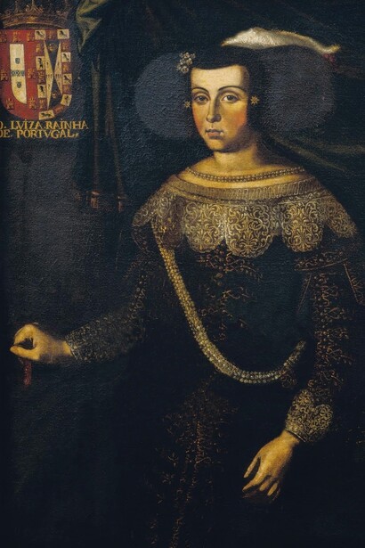 José de Avelar Rebelo. Retrato da Rainha D. Luisa de Gusmão