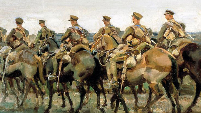 Alfred Munnings. Courtesy of National Army Museum