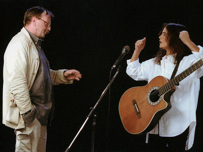 Giancarlo Bigazzi con Liliana Tamberi 1997