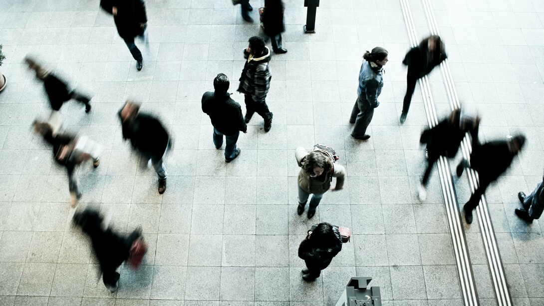Persone in un aeroporto