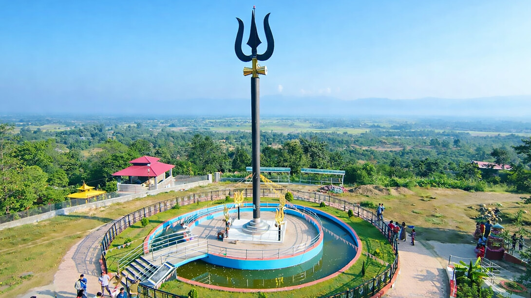 World' largest trident(Tirshul) located at Dharapani, Pandweshor Mahadev Temple, Dang Nepal