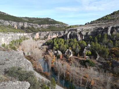 Uno dei canyon che circondano Cuenca