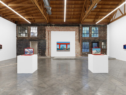 Installation View, Alejandro Cardenas, Porta-Mantis™, 2023. Courtesy of Anat Ebgi
