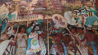 Diego Rivera - "La grandeza de Tenochtitlan"


