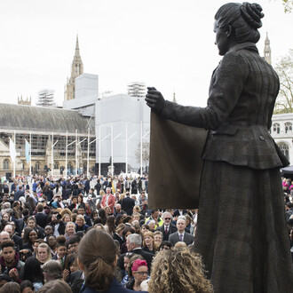 Millicent Fawcett Statue Unveiling, 24 April 2018. Courtesy_ Greater London Authority. Photo by Caroline Teo