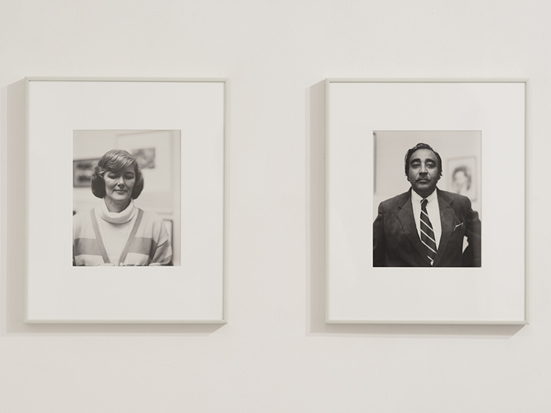 Portraits of the United States Congress 1986-1987, Exhibition view. Courtesy of Deborah Bell Photographs