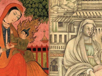 La palabra de Dios contenida en el texto revelado es completada por comunicaciones dadas por Dios a los Santos Padres en el cristianismo y por la sunna (azuma) en el islamismo. Virgen María en dos versiones