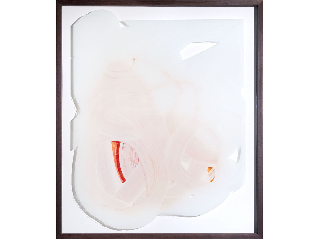 Julio Rondo, The Innocent Bystander, 2015, Acrylique sur verre, 110 x 95 cm, Oeuvre unique, Courtesy Bendana I Pinel Art Contemporain & artiste