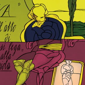 Valerio Adami, Exhibition view. Courtesy of Galerie Daniel Templon