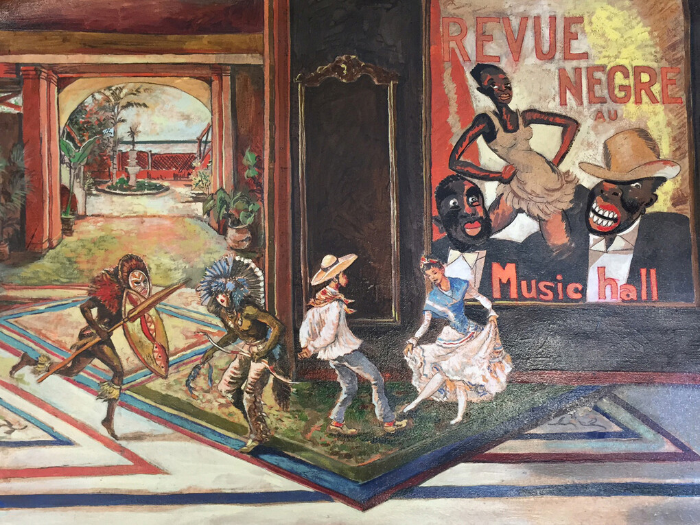 Douglas Pérez Castro, La Revue, 2015, oil on canvas, 50 x 70 cm