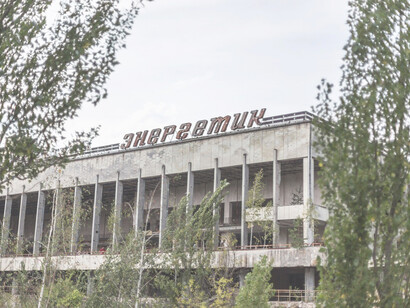 An abandoned energy plant in Ukraine, left in ruins after the invasion