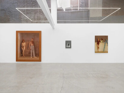 David Hollowell, Hollowell heaven, exhibition view. Courtesy of Harkawik