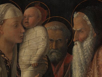 Mantegna and Bellini. Courtesy of Gemäldegalerie