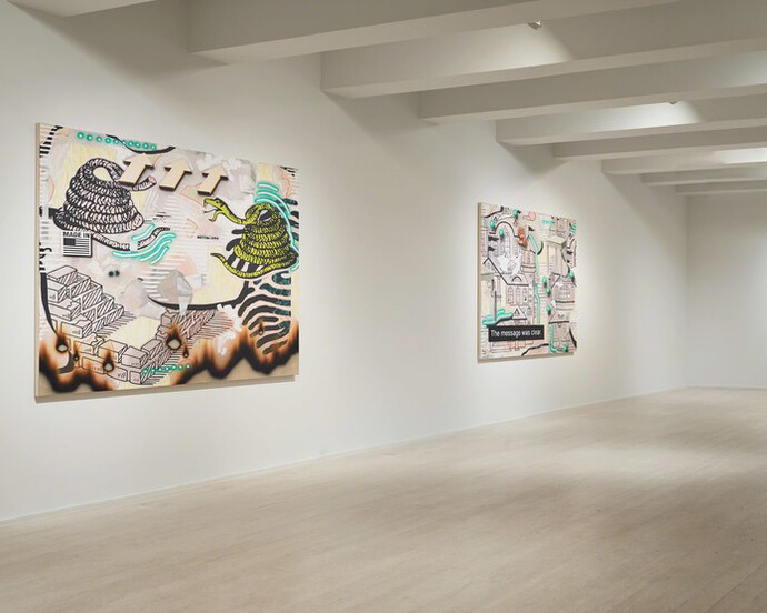 Josh Reames, Exhibition view. Courtesy of Jacob Lewis Gallery