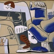 Le Corbousier, La caida de Barcelona II, 1939, Óleo sobre lienzo, 113 x 131,5 cm, Museo Nacional Centro de Arte Reina Sofia, Madrid. Fotografia: Joaquin Cortes/Roman Lores