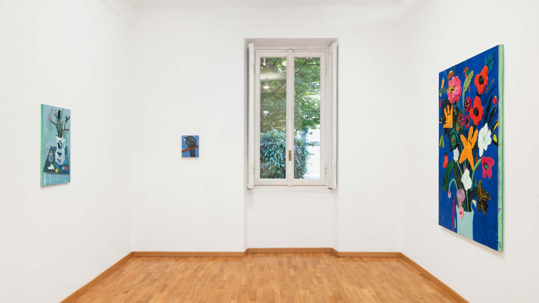Georgina Gratrix, Notes from the studio, exhibition view. Courtesy of Monica De Cardenas Gallery